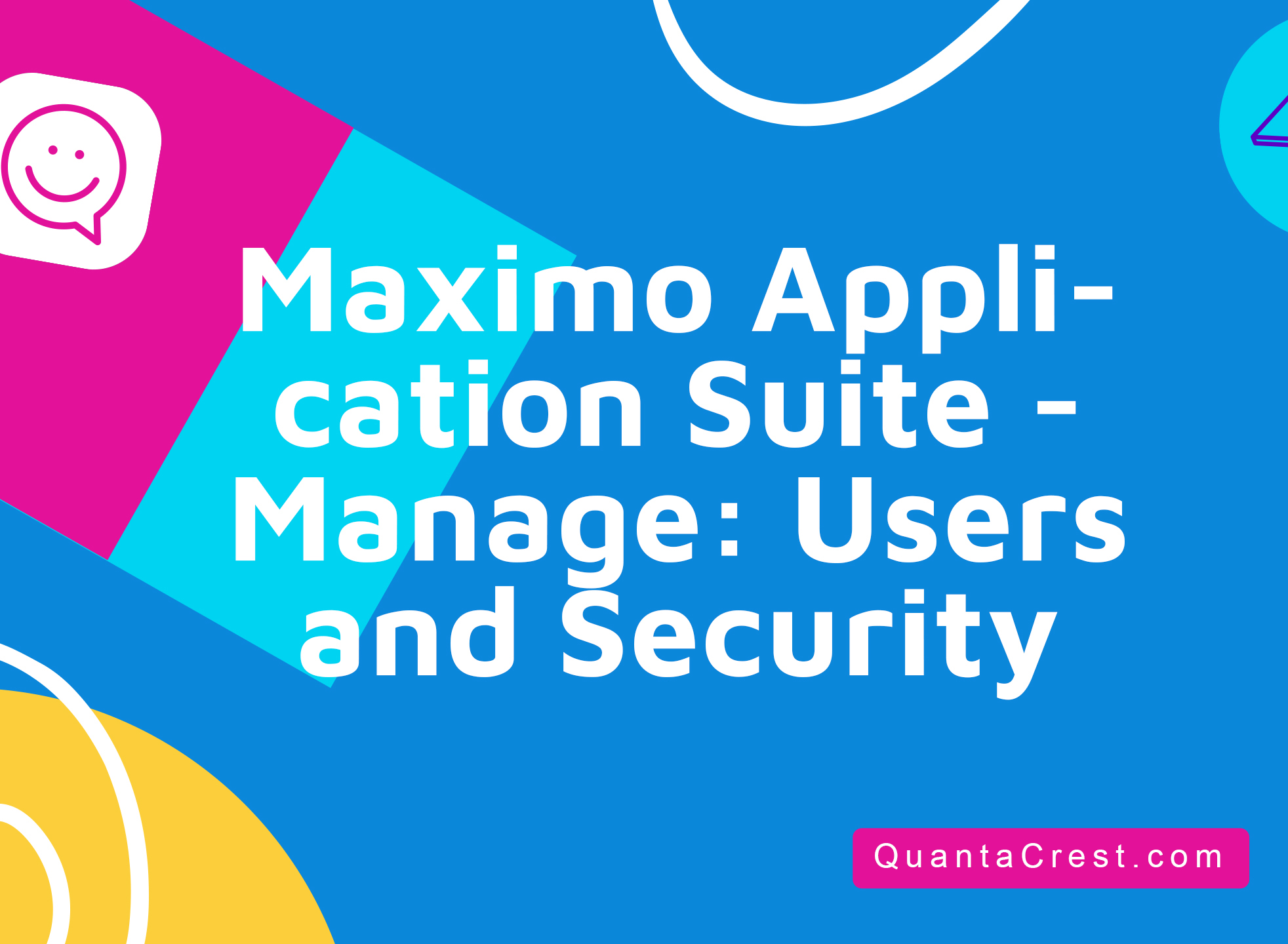 Maximo Application Suite - Manage: Users and Security